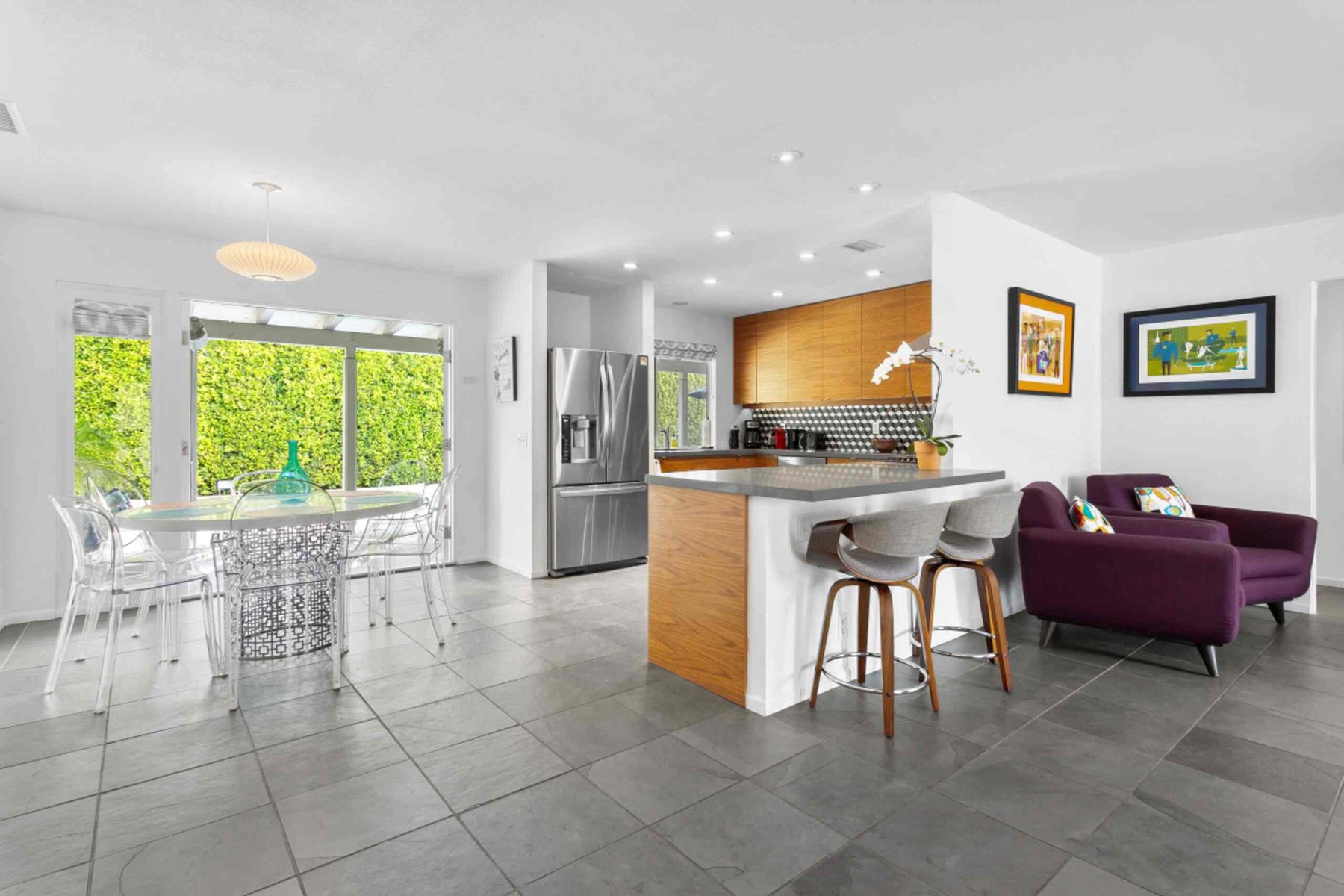 Living and dining room
