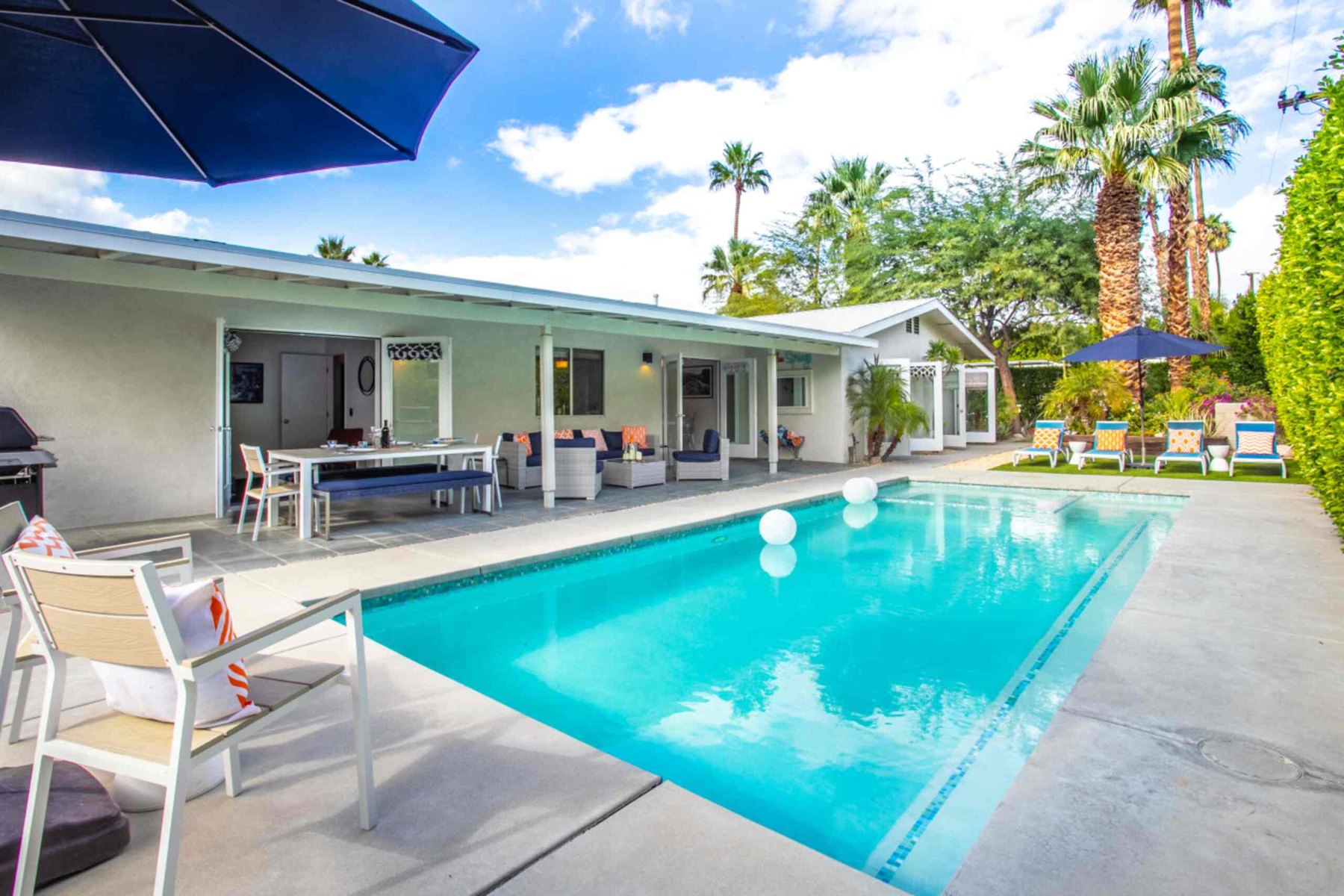 Private Palm Springs pool